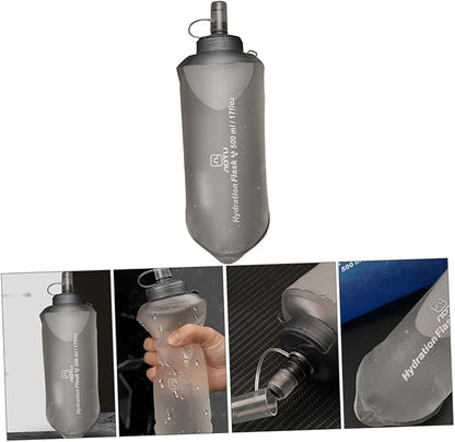 Kisangel 1pc Folding Cup Collapsible Travel Kettle Portable Cup Water Glasses Camping Water Bottle Collapsible Water Bottles Collapsible Kettle Water Bag Running Fitness Food Grade Tpu