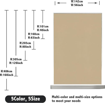 Portable Blackout Shades 100% Blackout Curtains for Bedroom Small Window Curtains No Light Kitchen Windows Insulated for Nursery for Baby Travel Curtain,Sand Yellow,56" W x 63" L,1 Panel