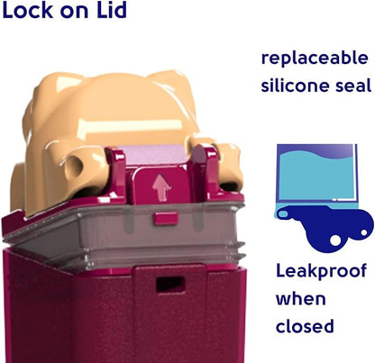 Reusable Water Bottle | Officially Licensed NCAA Sports Bottle |BPA Free | Dishwasher Safe | Mississippi State University | Bully Mascot Officially Licensed NCAA - 8oz