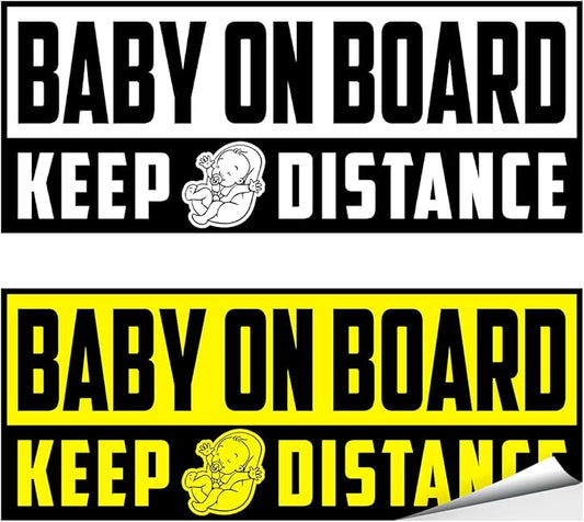 Car Decals Kids On Board Decal in Cars Vehicle Safety Signs Vinyl Bumper Stickers Family Children Removable Decals Window Label Sign Truck Label Decorations Drive Safely Around