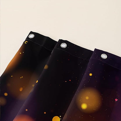 AILONEN Colorful Skull Shower Curtain for Bathroom Decor,Gradient Mushroom Skull Bath Curtain for Kids Boys Girls,Print Polyester Waterproof with 12 Plastic Hooks 72" W*84" H