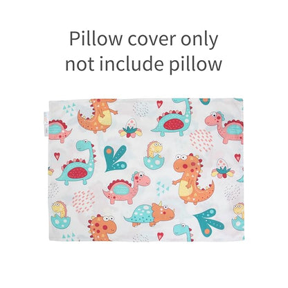 ALVABABY Toddler Pillow Cover Fits 13 x 18,12x 16 Kids Pillow 2 Pack Cotton Sleep Travel Pillowcases with Envelope Baby Children Pillowcase for Boys Girls Strawberry Fox