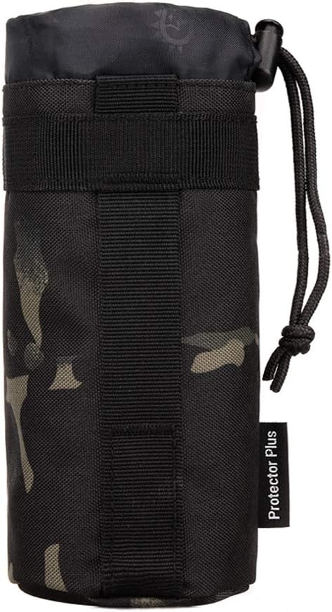 Adjustable Tactical Water Bottle Pouch CREATOR Foldable MOLLE Water Bottle Holder Attachment Carrier for Backpack/Waist bag/Belt