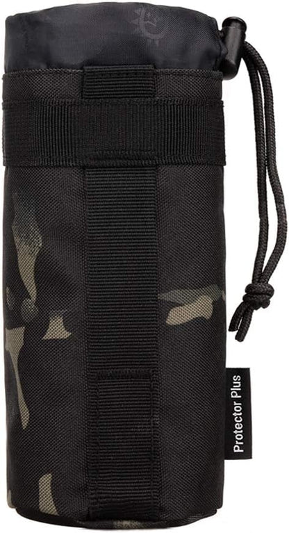 Adjustable Tactical Water Bottle Pouch CREATOR Foldable MOLLE Water Bottle Holder Attachment Carrier for Backpack/Waist bag/Belt