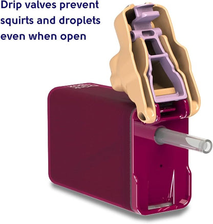 Reusable Water Bottle | Officially Licensed NCAA Sports Bottle |BPA Free | Dishwasher Safe | Mississippi State University | Bully Mascot Officially Licensed NCAA - 8oz