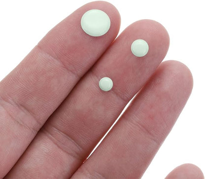 MECCANIXITY Glow in The Dark Spot Decals Decor Green Wall Stickers for Ceiling Bedroom Bedding Room 3 Set