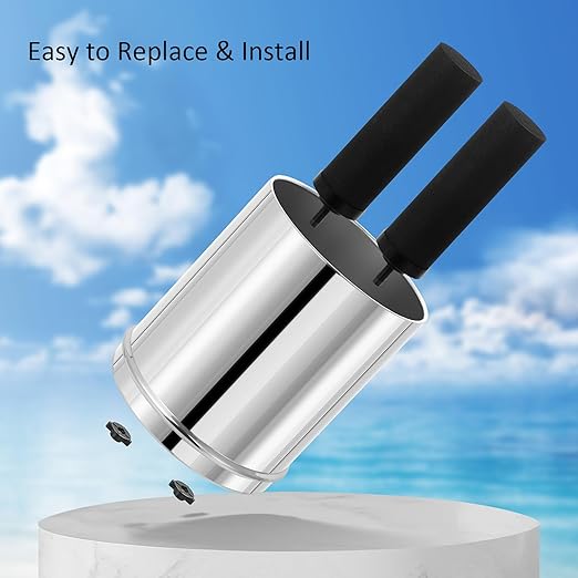 7.5" Black Carbon Filter, Replacement for Berkey® BB9®-2 Black Filters, ProOne® G2.0 Filters, Berkey® Gravity Water Filter System and Waterdrop® King Tank Series(Pack of 2)