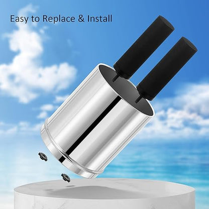 7.5" Black Carbon Filter, Replacement for Berkey® BB9®-2 Black Filters, ProOne® G2.0 Filters, Berkey® Gravity Water Filter System and Waterdrop® King Tank Series(Pack of 2)