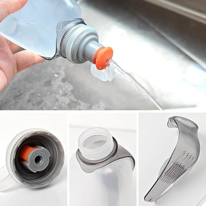 AXEN Water Bottle for Running Hydration Belt, BPA-Free&Leak-Proof Sports Water Bottle for Marathon Walking Hiking Cycling Trail Skiing