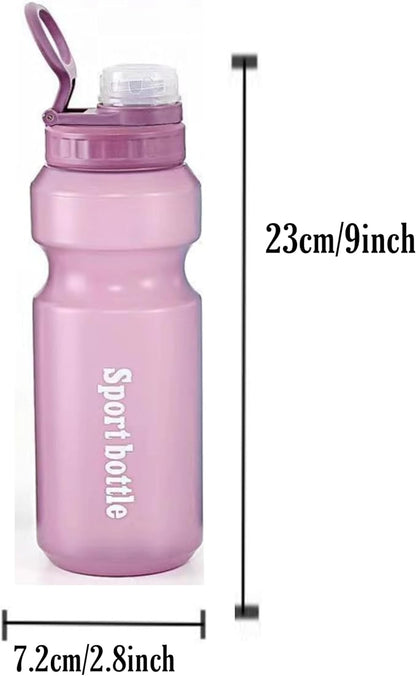 Sports Water Bottle, Plastic Water Bottle,BPA-Free,Leak-Proof, Reusable Water Bottle for School, Outdoor,Gym, Running, Hiking (Blue (26 OZ))
