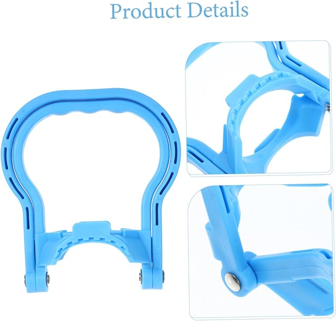 4pcs Bottled Water Handle Hand Grips Gallon Water Handles Water Bucket Handles Water Jug Handles Jug Water Bottle Gallon Water Bucket Lifters Double Water Bottle Holder Abs