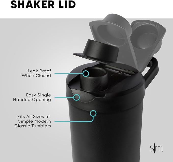 Simple Modern Officially Licensed NFL Philadelphia Eagles Stainless Steel Shaker Bottle with Ball 24oz | Metal Insulated Cup for Protein Mixes, Shakes and Pre Workout | Rally Collection | Eagles