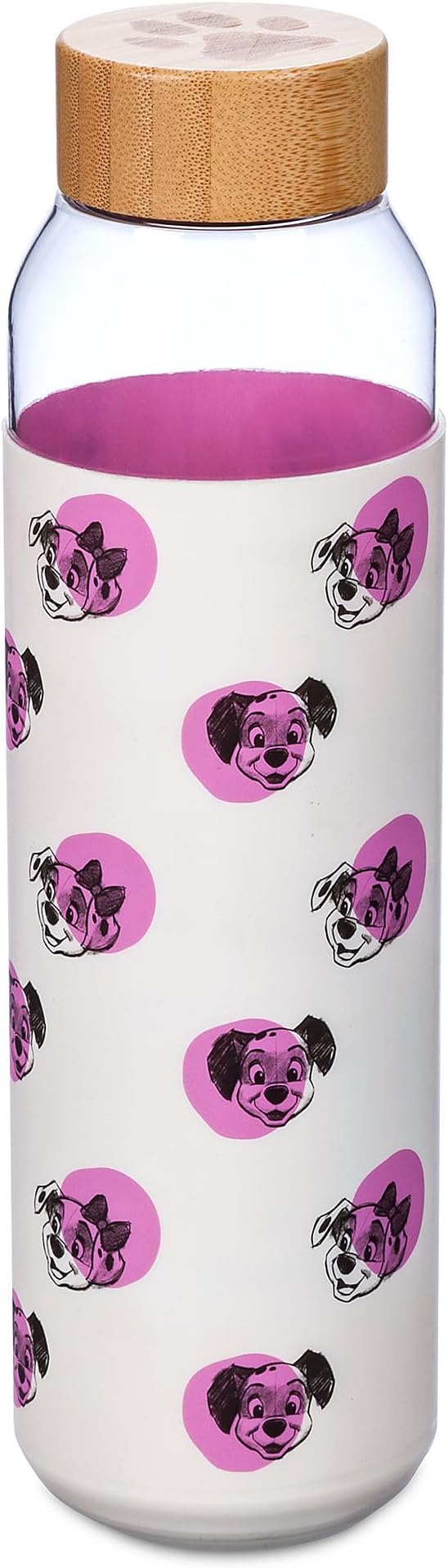 Disney Store Official 101 Dalmatians Water Bottle with Reversible Sleeve, Housewarming Gifts For Men, Women, and Kids