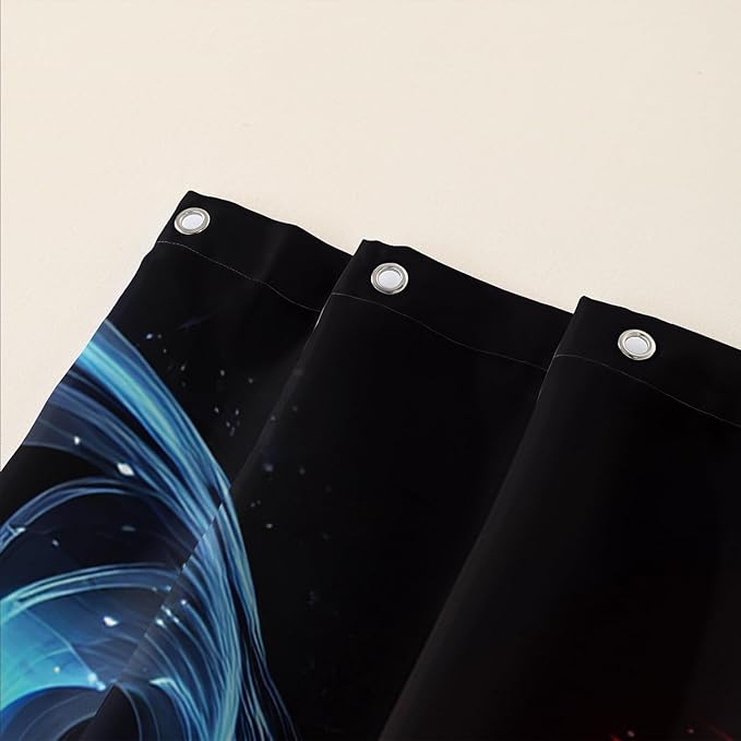 AILONEN Gold Rose Flower Shower Curtain for Kids Girls Teens,Butterfly Rose Flower Bath Curtain for Bathroom Decor,Romantic Polyester Waterproof with 12 Plastic Hooks 36" W*72" H