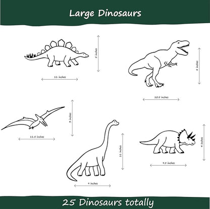 Large Dinosaur Wall Decals Removable Vinyl Nursery Decor Boys Room Wall Decor Stickers