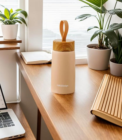 Insulated Bottle,Hot Water and Cold Beverages Last for Hours,Good for Biking,Backpacking,Camping, Office,Fits Most Car Cup Holders（280ML） (pink)