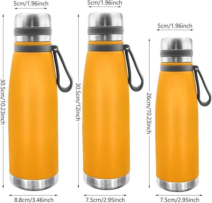 37oz Thermos for Hot and Cold Drinks, Coffee Thermos Water Bottle, Wide Mouth Thermal Cups- Leakproof Stainless Steel Insulated Thermos - Commute, Travel, and Picnic Friendly