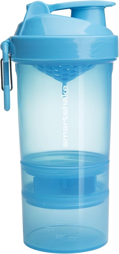 smartshake Smartshake Original 2GO, 20 oz Shaker Cup, Blue (Packaging May Vary)