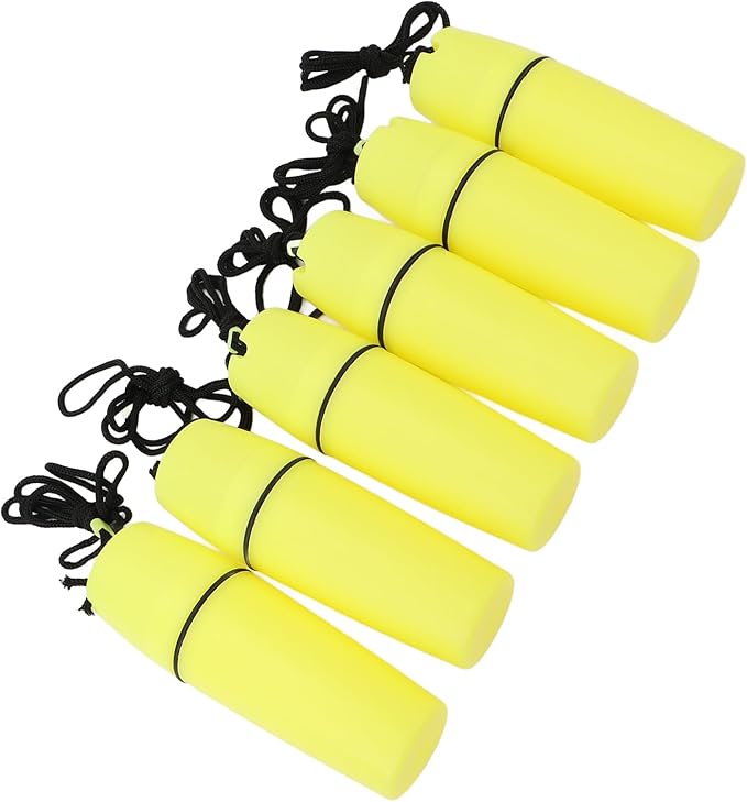 Luqeeg Kayak Container Bottle, Waterproof Container Bottle Dry Canister Container Bottle with Hook Rope Kayak Sealed Bottle for Diving Snorkeling Surfing Kayaking Boating (Yellow)
