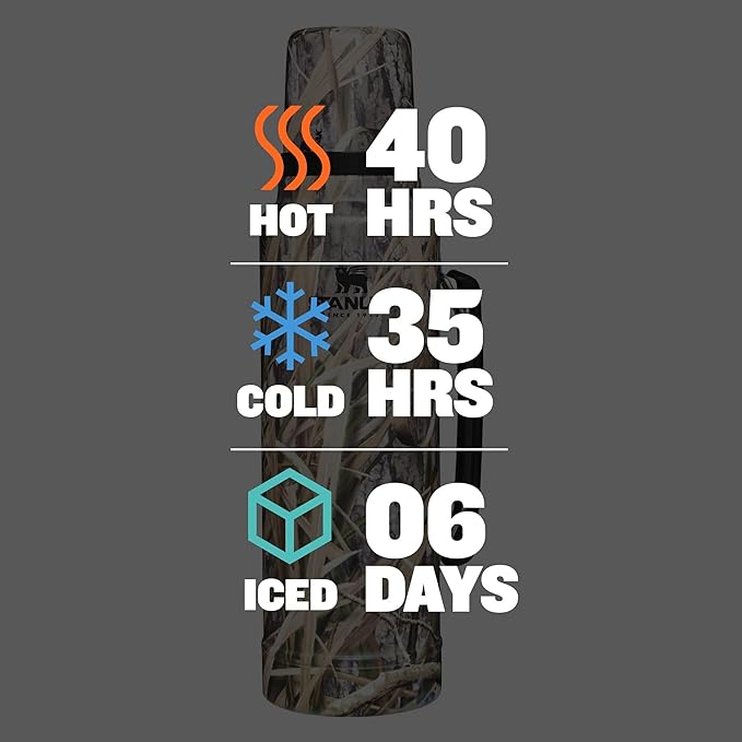 Stanley Classic Vacuum Insulated Wide Mouth Bottle -BPA-Free 18/8 Stainless Steel Thermos for Cold & Hot Beverages