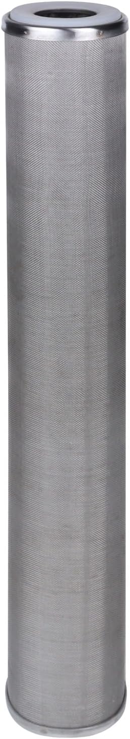 Amwater Stainless Steel Re-Cleanable Wire Mesh Filter Cartridge 20 "Length,2.5 "OD(100 Micron)