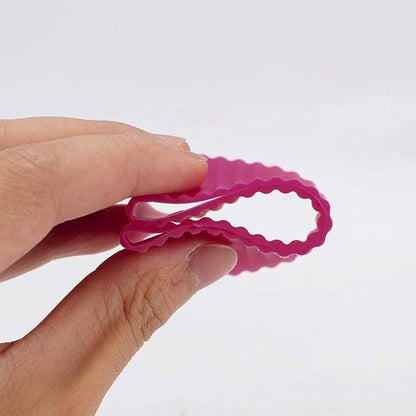 uxcell Silicone Nonslip Glass Bottle Mug Cup Sleeve Protector Cover Fuchsia