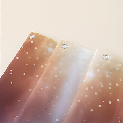 AILONEN Pink Flower Shower Curtain,Galaxy Floral Lotus Flower Bath Curtain,Polyester Waterproof for Bathroom with 12 Plastic Hooks 72" W*96" H