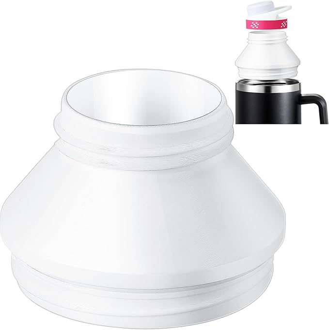 Water Bottle Adapter Compatible with 40 oz Stanley Leakproof Cup Lid Compatible with Stanley, Black, Cup Not Included
