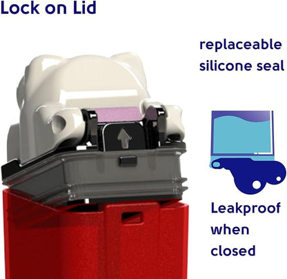 Reusable Water Bottle | Officially Licensed NCAA Sports Bottle |BPA Free | Dishwasher Safe | University of Georgia | Bulldog Uga Mascot Officially Licensed NCAA - 8oz