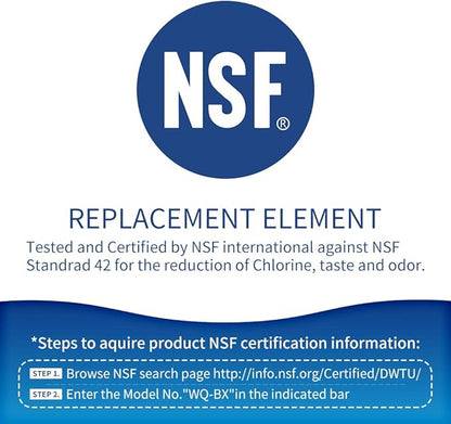 Anmumu 35557 Replacement Filters for Brita Classic 35557,OB03,107007 Compatible with Brita Pitchers Grand,Lake,Capri and More Version with Lead&Arsenic Removal(6 Pack)