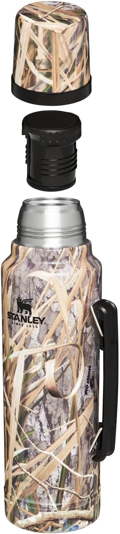 Stanley Classic Vacuum Insulated Wide Mouth Bottle -BPA-Free 18/8 Stainless Steel Thermos for Cold & Hot Beverages