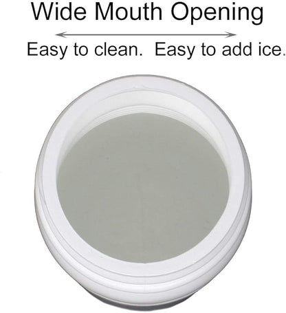 Rolling Sands 20 Ounce Sports Water Bottles 24 Pack, BPA-Free, Made in USA, Dishwasher Safe, White/Yellow