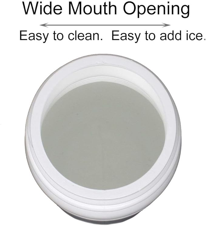 Rolling Sands 20 Ounce Sports Water Bottles 24 Pack, BPA-Free, Made in USA, Dishwasher Safe, White Bottles/Purple Lids