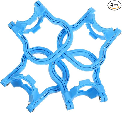 4pcs Bottled Water Handle Hand Grips Gallon Water Handles Water Bucket Handles Water Jug Handles Jug Water Bottle Gallon Water Bucket Lifters Double Water Bottle Holder Abs