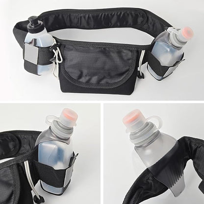 Sports Water Bottles 8.5 Ounce(250ml) &6 Ounce（175ml）,BPA Free for Running, Cycling, Walking, Indoor, Outdoor - 2 Pcs