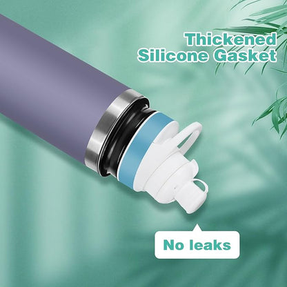 2PCS Bottle Adapter for Cirkul to YETI Rambler | BPA Free Plastic, Food Grade Silicone Fits for YETI Rambler Water Bottles(Black)