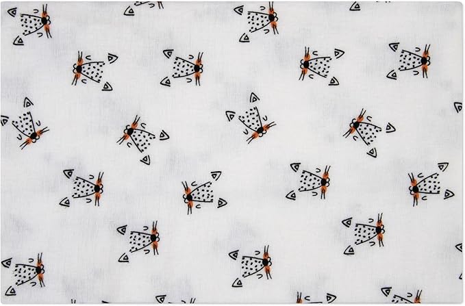 4-Pack Unisex Baby Cotton Flannel Receiving Blankets, One Size Newborn Swaddle Blankets (30 x 30)