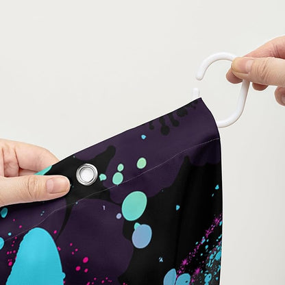 AILONEN Butterfly Shower Curtain for Girls Women 60" W*72" H Blue Butterfly Bathroom Decor,Beautiful Butterfly Bath Curtain Polyester Waterproof Bathroom Curtain with 12 Hooks