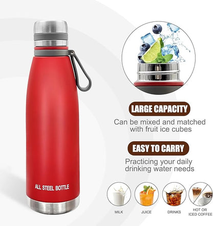 37oz Thermos for Hot and Cold Drinks, Coffee Thermos Water Bottle, Wide Mouth Thermal Cups- Leakproof Stainless Steel Insulated Thermos - Commute, Travel, and Picnic Friendly
