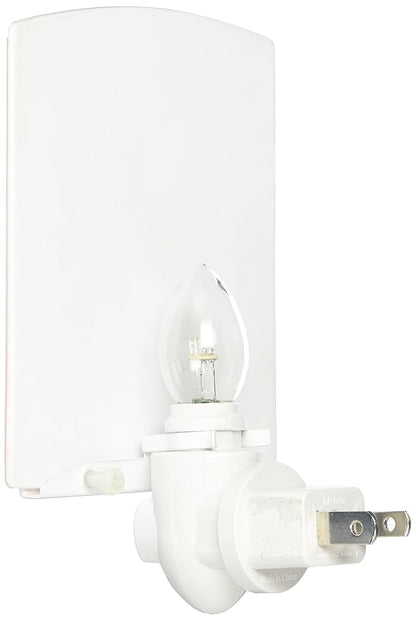 Caroline's Treasures BB7094CNL Squirrel with Flowers Ceramic Night Light Compact, UL-Certified, Ideal for Bedroom, Bathroom, Nursery, Hallway, Kitchen, 6x4x3, Multicolor