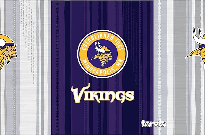 Tervis NFL Minnesota Vikings-All in Water, 32oz Wide Mouth Bottle, Stainless Steel