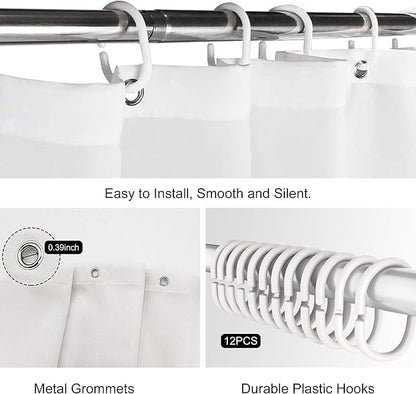 LGhtyro Kids Funny Dinosaur Shower Curtain Bathroom Set 60Wx71H Inches Boys Cartoon Dino Singing in Bathtub Cute Trex Animal Raptor Child Bath Accessories Bubbles Art Home Decor Fabric 12 Pack Hooks