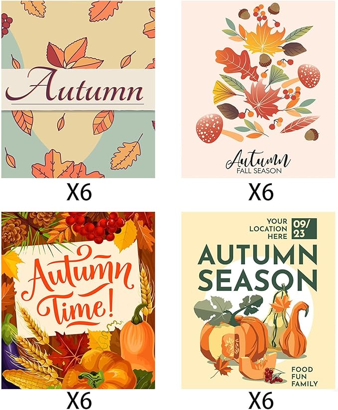 24 Pieces Thanksgiving Wine Bottle LaHNls Stickers Thanksgiving Party Wine Bottle Decorations Self-Adhesive Wine Bottle Stickers for Thanksgiving Party Wine Champagne Decor Supplies 4X5IN