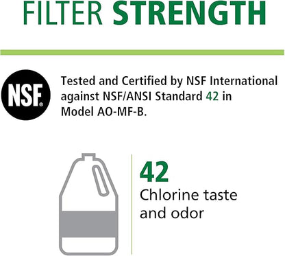 AO Smith AO-MF-B-R Under Sink Water Filter Replacement - NSF Certified