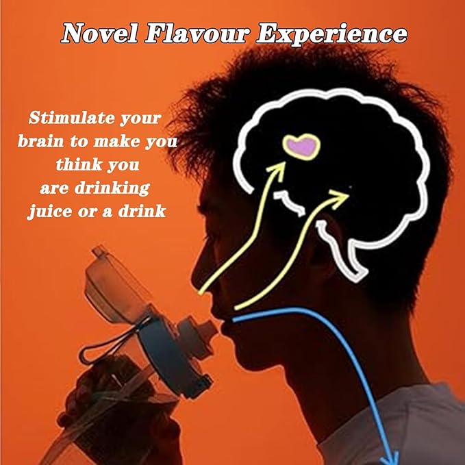 Air Water Bottle, Air Water Bottle with 7 Flavor Pods, 650ML Air Drinking Water Bottle Starter Set with Flavour Capsules, BPA Free 0% Sugar Water Cup For Outdoor Sports, Birthday Gifts