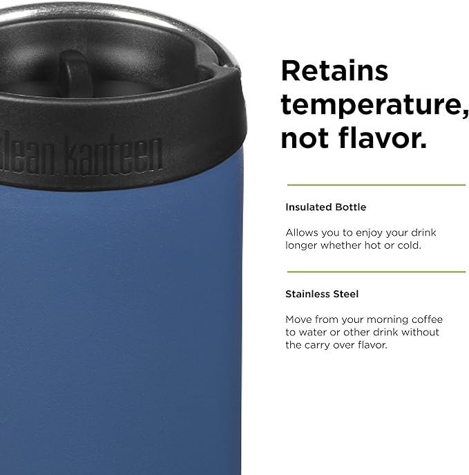 Klean Kanteen TK Wide 12 Oz Real Teal