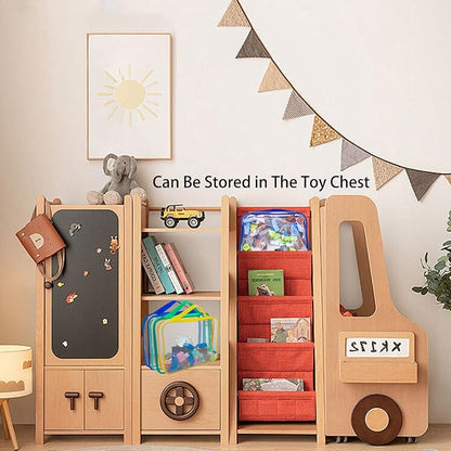 6 Pack Large Toy Storage Bags, Clear Pvc Zipper Bags for Organizing, Waterproof Toy Bags for Board Games, Building Blocks, Puzzles, Small Toys and Kids Books