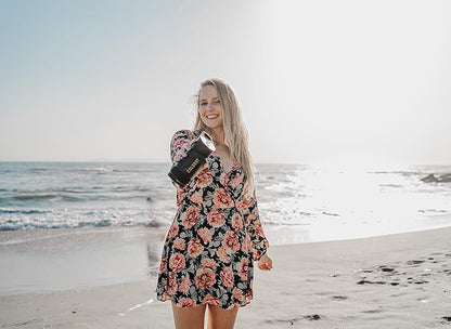 Coldest Sports Water Bottle - Straw Lid Bottle with Handle Leak Proof, Vacuum Insulated Stainless Steel, Double Walled, Thermo Mug, Metal | Hyperspace 14 oz