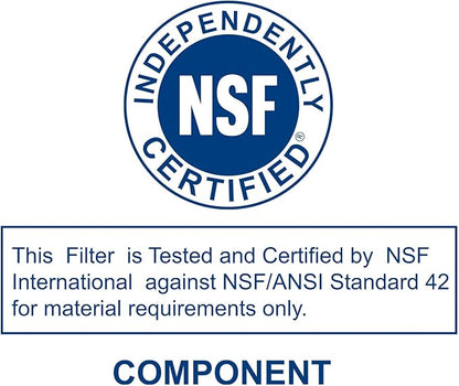 2-Pack Water Filter Replacement for Brita Faucet Filtration System, BPA-Free, Certified to Reduce Chlorine and Lead, Replace On-Tap Faucet Mount Water Filter, Chrome
