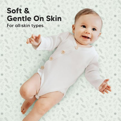 2-Pack Mini Crib Sheets Fitted, Pack and Play Sheets - Organic Cotton Pack N Play Sheets for Pack and Play Mattress, Playard Baby Crib Sheets, Jersey Crib Sheets Neutral for Boys,Girls (Tropic Oasis)